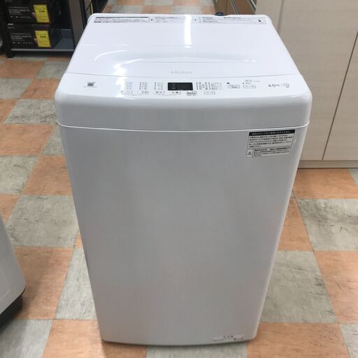 【ジャングルジャングル石川金沢店】洗濯機 ハイアール JW-U45MK 4.5kg 2024年製 動作確認／クリーニング済み