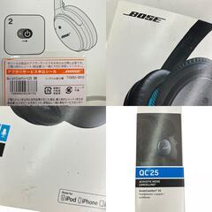 186000 現状品 Bose ボーズ ヘッドフォン アコースティックノイズキャンセリング ブラック QuietComfort25 [0000000001867]の画像