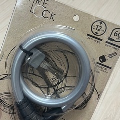 新品 自転車 ワイヤーロックの画像