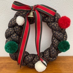 クリスマスリースの画像