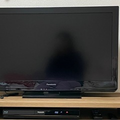 テレビHDレコーダー2点セットPanasonic の画像