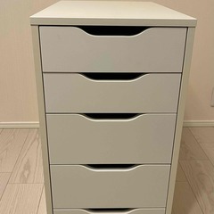 IKEA ALEX アレクス 引き出しユニット ホワイト 36x70 cmの画像
