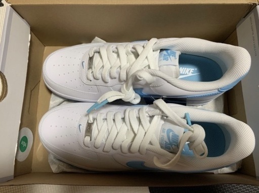 Nike Air Force 1 FQ4296-100 ホワイト/ブルー/27cm新品未使用