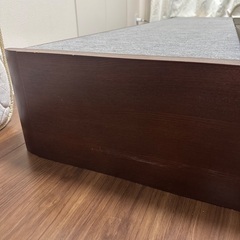 日本ベッド　シングル　引き出し付きベッドフレームの画像