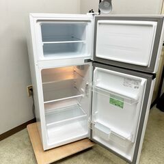 メルカリよりお得！【3ヵ月保証付き】Hisense 2ドア冷蔵庫 124L 2024年製 配送・設置込み！ KR0123の画像