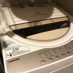 TOSHIBA 全自動洗濯機6kgの画像
