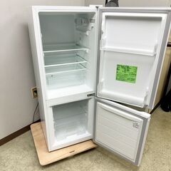 メルカリよりお得！【3ヵ月保証付き】アイリスオーヤマ 2ドア冷蔵庫 133L 2024年製 配送・設置込み！ KR0126の画像