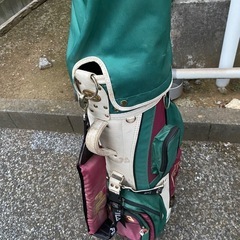 ゴルフバック　使用済みの画像