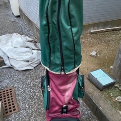 ゴルフバック　使用済みの画像
