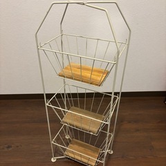 【無料であげます】3段ラック　収納　キッチンの画像