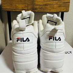 FILA（フィラ）厚底スニーカー 24.0cmcmの画像