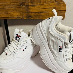 FILA（フィラ）厚底スニーカー 24.0cmcmの画像