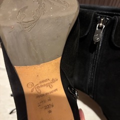 【美品】 銀座カネマツ スエード ブーツ 23.5cmの画像