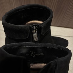 【美品】 銀座カネマツ スエード ブーツ 23.5cmの画像