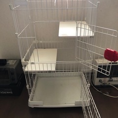 10月限定　アイリスオーヤマペット2段ゲージの画像