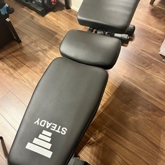【定価約半額】トレーニング折りたたみベンチ(STEADY)の画像