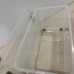 クリア 衣装ケース  収納ケースの画像