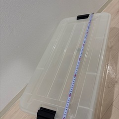 クリア 衣装ケース  収納ケースの画像
