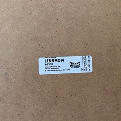 IKEA 机 黒 100×60伸縮足    の画像