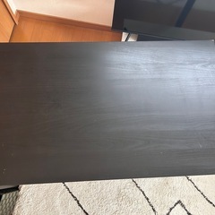 IKEA 机 黒 100×60伸縮足    の画像