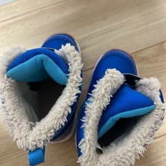 16センチ　ほぼ未使用　1回の使用のみ　防水　アンパンマン　ムートンブーツ　レインブーツ　雪遊び　スノーブーツ　スノーシューズ　男の子　ブーツの画像