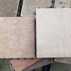 タイル　ガーデンタイル、ベランダタイルの画像