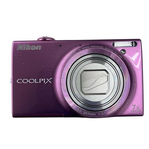 186000 動作未確認 Nikon ニコン デジタルカメラ S6100 7Xwide ピンク