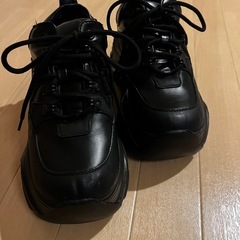 スライBLACKスニーカーMの画像