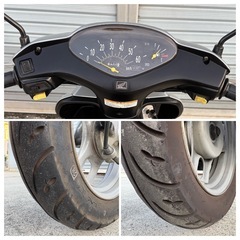 実動 ホンダ ディオ AF62 前後タイヤバリ山 オイル交換済み 大阪 堺市の画像