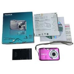186000 ジャンク品 FUJIFILM フジフィルム デジタルカメラ JV250  ピンク [0000000001892]の画像