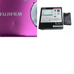 186000 ジャンク品 FUJIFILM フジフィルム デジタルカメラ JV250  ピンク [0000000001892]の画像