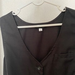 マタニティワンピース M 黒の画像