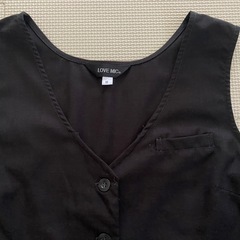 マタニティワンピース M 黒の画像