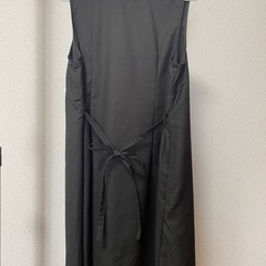 マタニティワンピース M 黒の画像