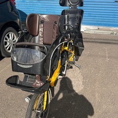 子供乗せ自転車　電動自転車の画像