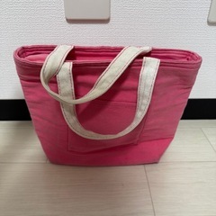 ランチバッグ　ピンク　保冷の画像
