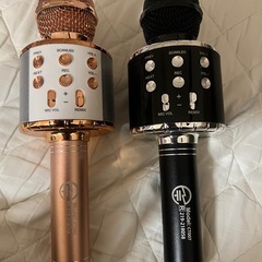 カラオケマイクWIRELESS KARAOKE MICROPHONE（2個セット
）の画像