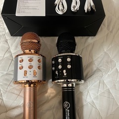 カラオケマイクWIRELESS KARAOKE MICROPHONE（2個セット
）の画像