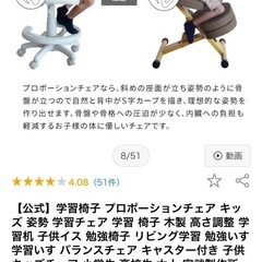 子供から大人まで使えるバランスチェアの画像