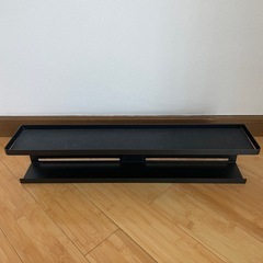 山崎実業　テレビ裏収納ラック  約W57×D11×H12.5cmの画像