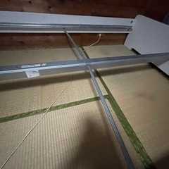 ダブルベッド　ダブルベッドフレーム　ベッド　IKEA 白　の画像