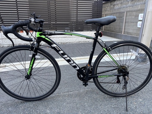 FUNN ロードバイク 黒/緑　700c 使用頻度少ない FUNN ロードバイク 黒/緑 700c 使用頻度少ない FUNN ロードバイク 黒