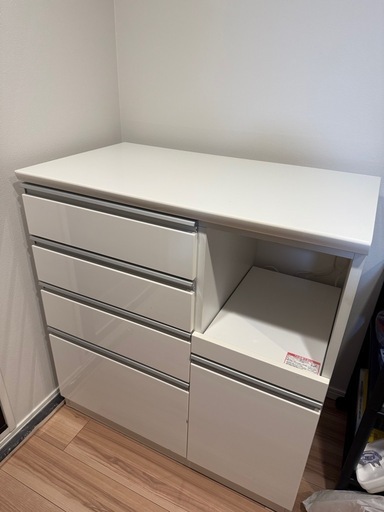 取引完了ニトリ　キッチンボード  ロータイプ