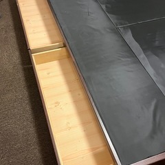 ダブルベッド マットレス付の画像