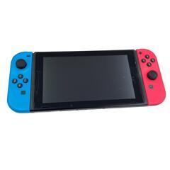 186000 ジャンク品 Nintendo Switch ジョイコン ＆ グリップ HAC-001  ブラック ネオンレッド ブルー ３点まとめ売り [0000000001898]の画像