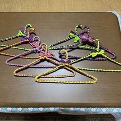 ハンドメイドハンガー　８個セット の画像