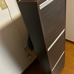 収納　薄型　靴箱の画像