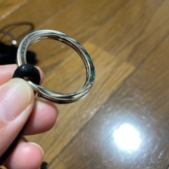 DIESEL ディーゼル キーリング ホルダー メタルシルバーの画像