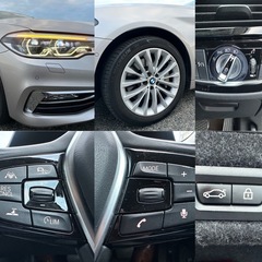 159万　ＢＭＷ ５シリーズ ５３０ｉ　ラグジュアリー　　ブラックレザー　ソフトクローズ　ベンチレーションシート　アクティブクルーズ　電動シート　シートヒーター　シートマッサージ　電動トランク　インテリジェントセーフの画像