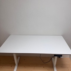 電動昇降デスク SANODESK E150／120×60cm／動作良好／引き取り歓迎の画像